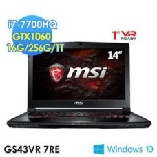 MSI微星 GS43VR 7RE(Phantom Pro)-077TW-BB7770H16G1T0DX10M 14吋筆電